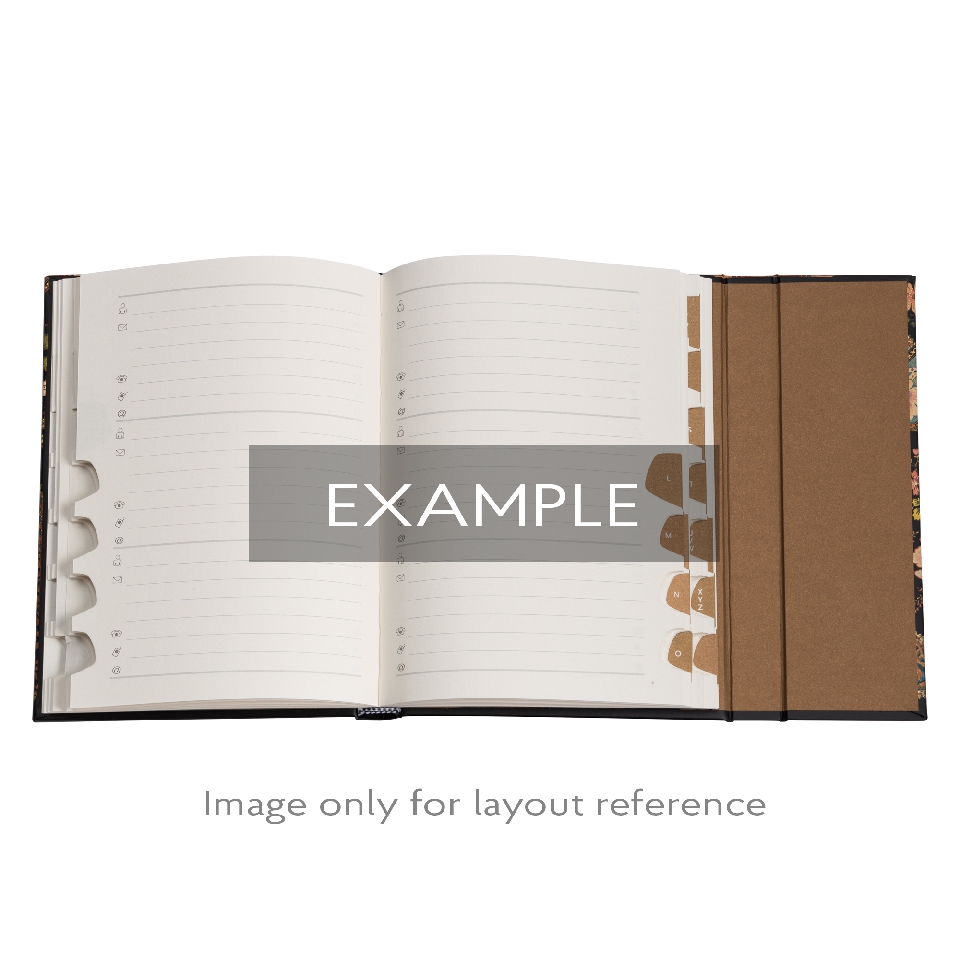 Picaresque Ultra Hardcover Address Book, 144pg, 120GSM by Paperblanks (Picaresque)