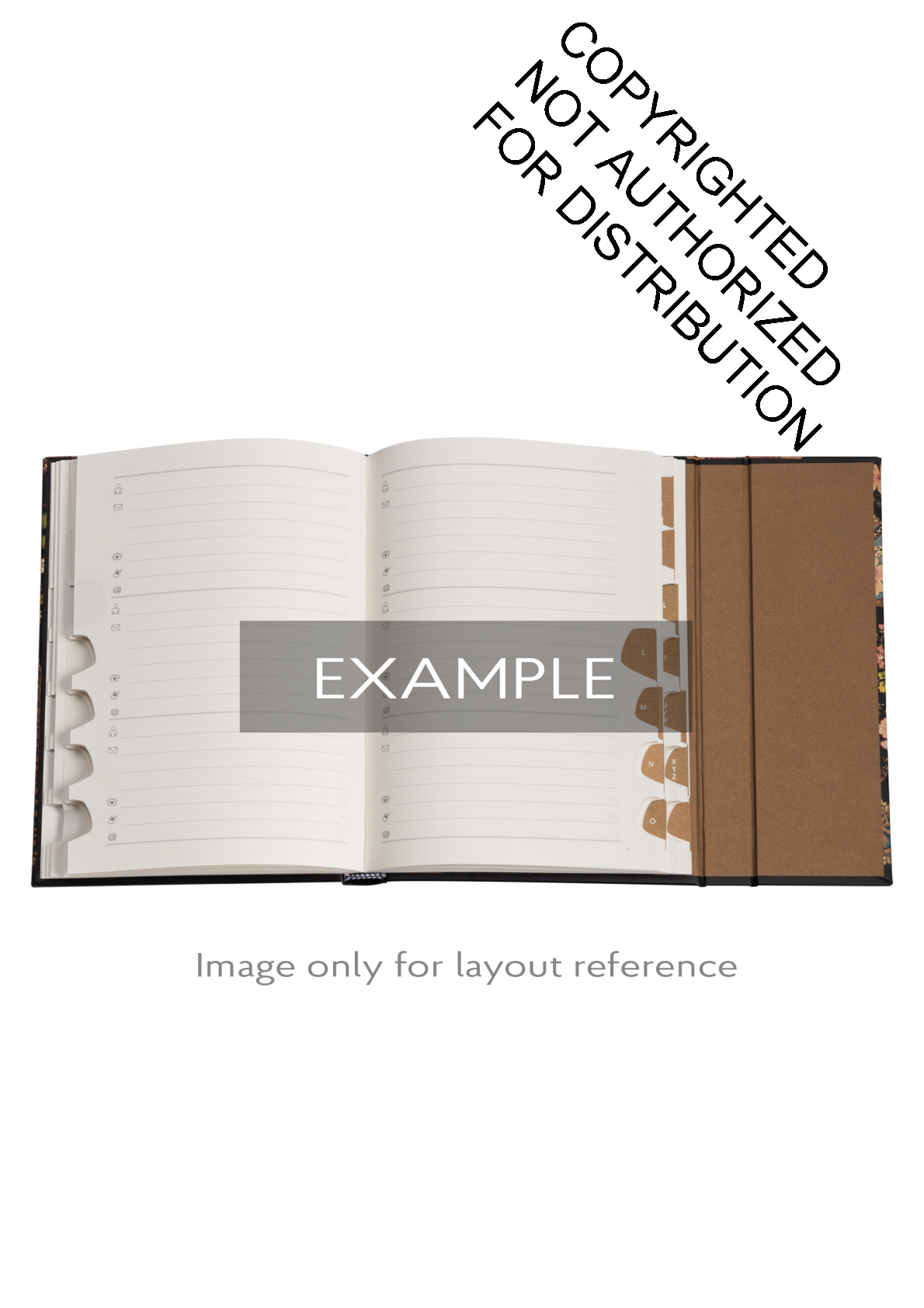 Blue Willow Midi Hardcover Address Book, 144pg, 120GSM by Paperblanks (Celebrate Hanfu)