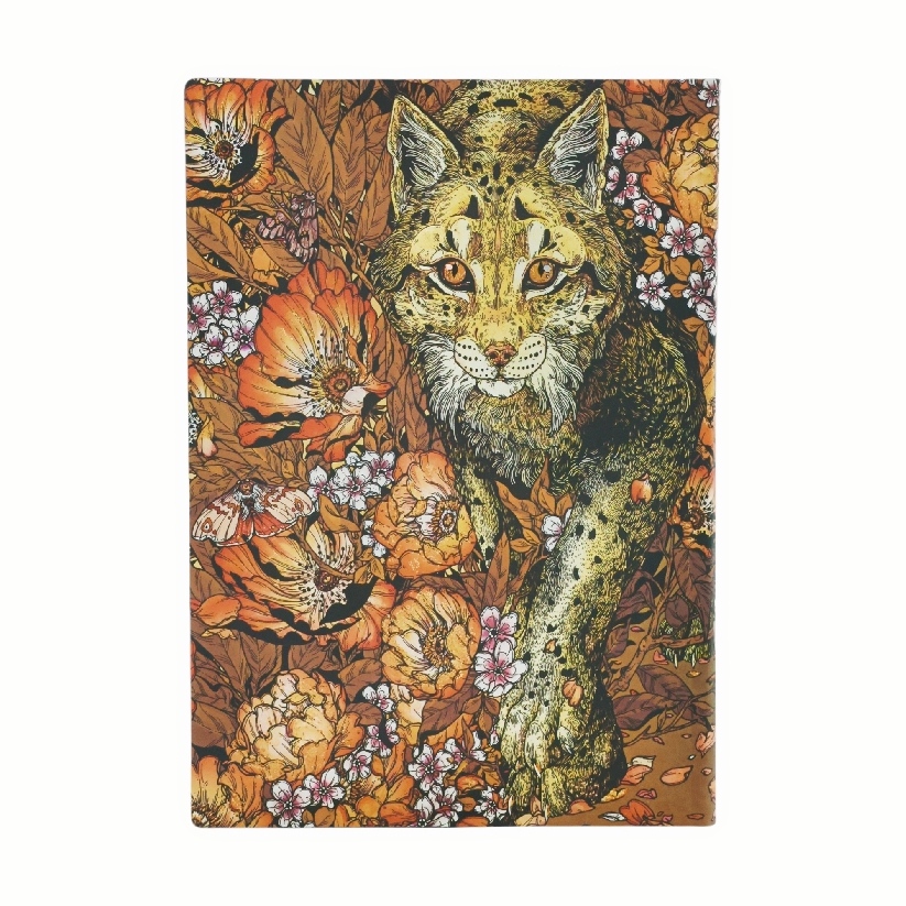 Lynx Rising Midi Lined Softcover Journal, 176pg, 100GSM by Paperblanks (Erica Williams Art)