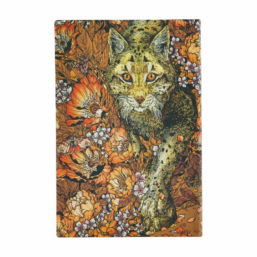 Lynx Rising Mini Unlined Softcover Journal, 208pg, 80GSM by Paperblanks (Erica Williams Art)
