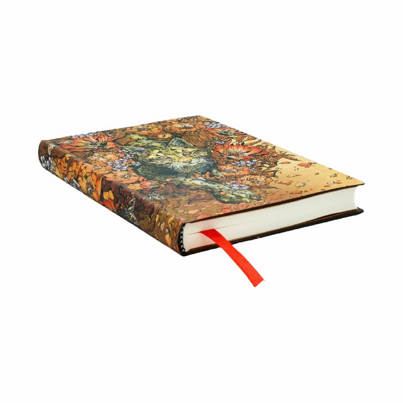 Lynx Rising Mini Unlined Softcover Journal, 208pg, 80GSM by Paperblanks (Erica Williams Art)