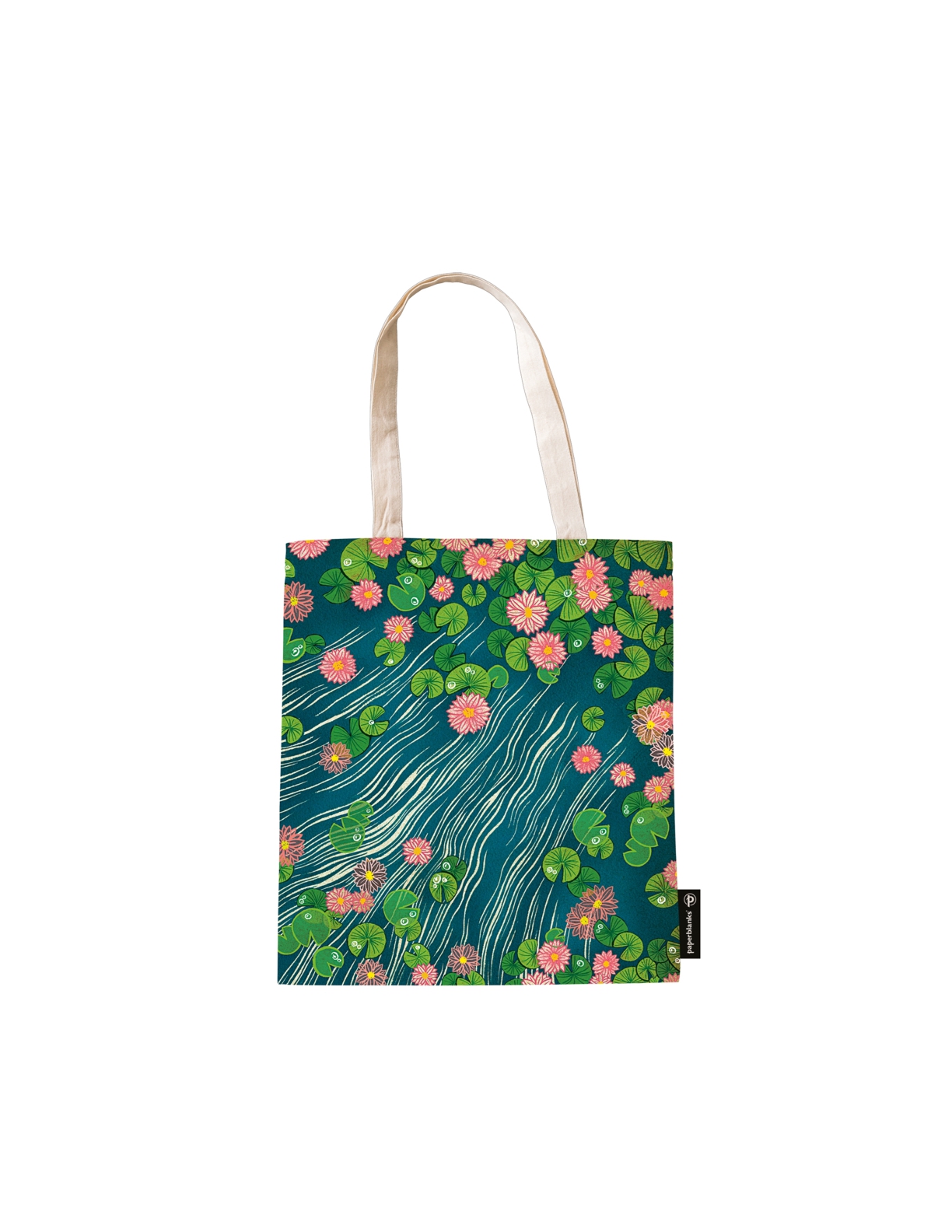 Lotus River Canvas Bag by Paperblanks (Living with Yuko)
