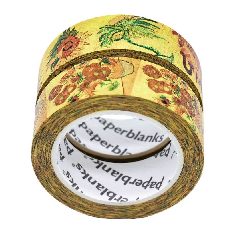 Van Gogh, Sunflowers Washi Tape, The Van Gogh Museum Collection by Paperblanks (Washi Tape Mixed Pack)