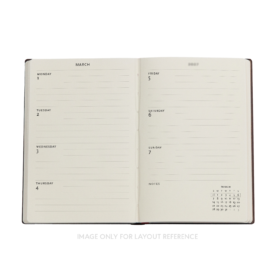 2027 Carlo Collodi, Pinocchio Mini Horizontal Softcover 12-Month Weekly Planner, 176pg, 100GSM by Paperblanks (Fairy Tale Collection)