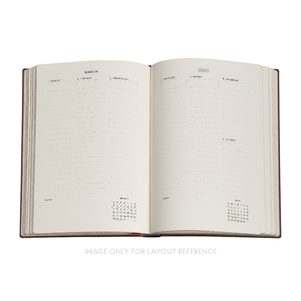 2027 Blue Willow Midi Vertical Softcover 12-Month Weekly Planner, 176pg, 100GSM by Paperblanks (Celebrate Hanfu)