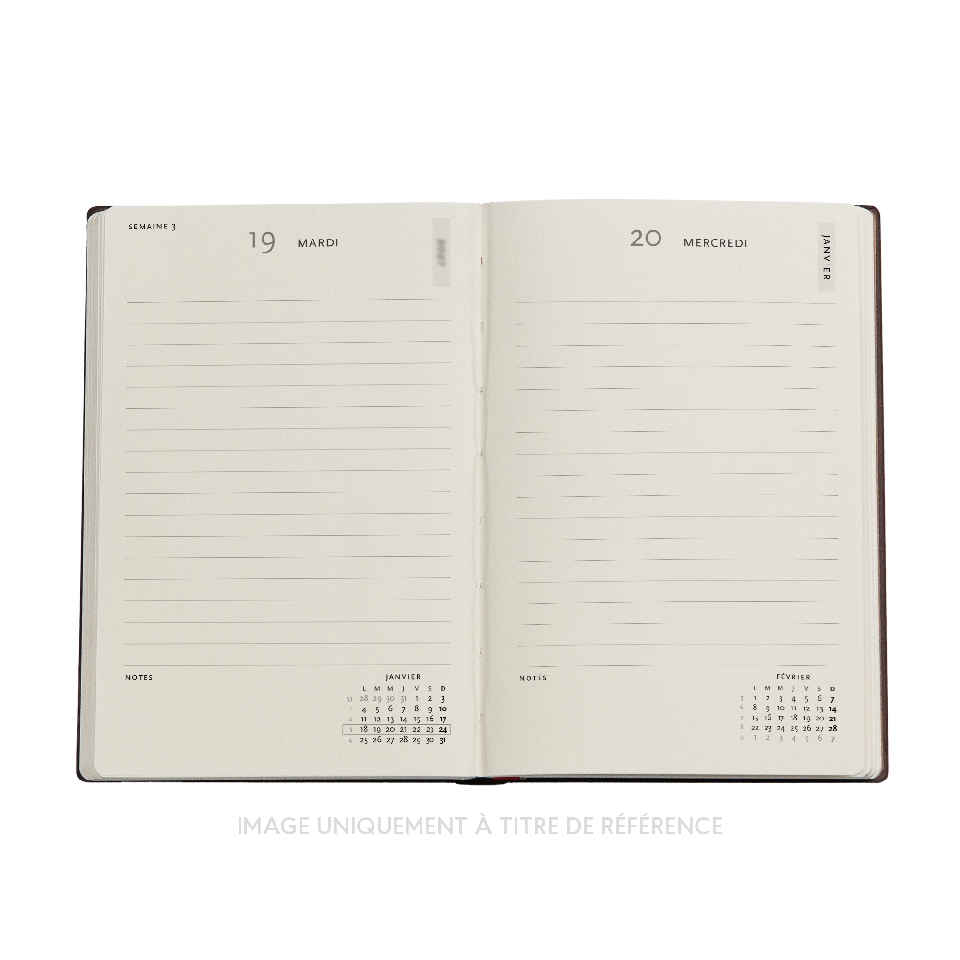 French 2027 Shadows of Navarre Mini Daily Hardcover 12-Month Daily Planner, 432pg, 80GSM by Paperblanks (Fourth Wing)