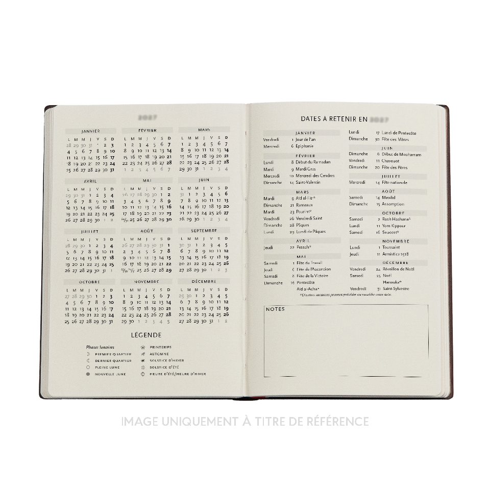 French 2027 Gathering of Deities Mini Horizontal Softcover 12-Month Weekly Planner, 176pg, 100GSM by Paperblanks (Ancient Greek Pottery)