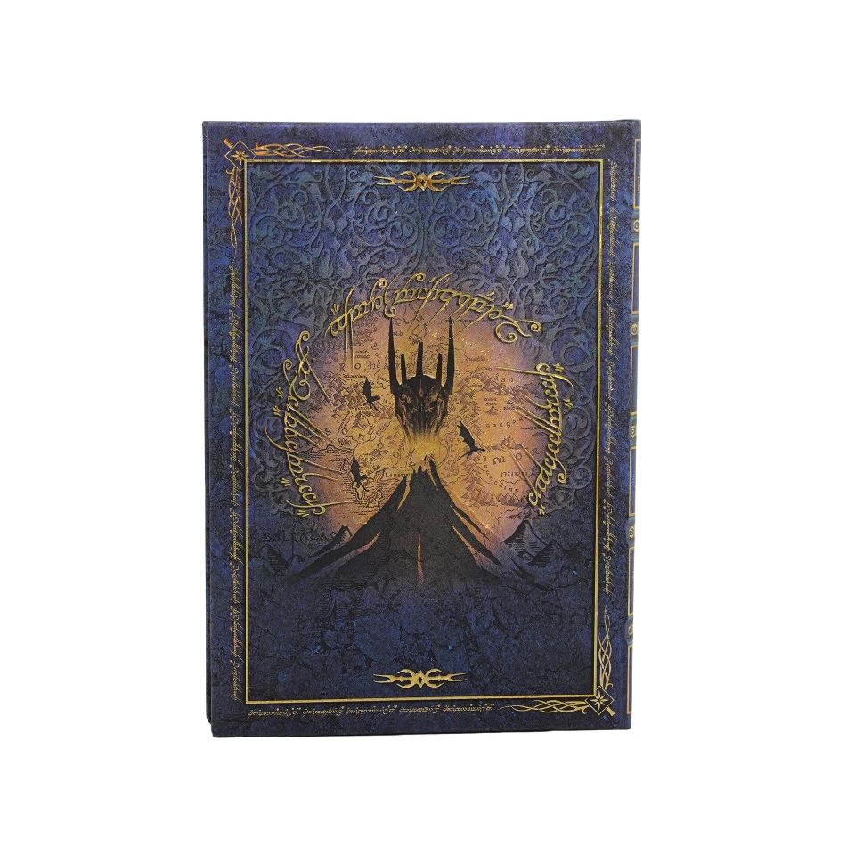 The Crown Reclaimed Journal Midi Custom Lined Hardcover, 144pg, 120GSM by Paperblanks (The Lord of the Rings Collection)
