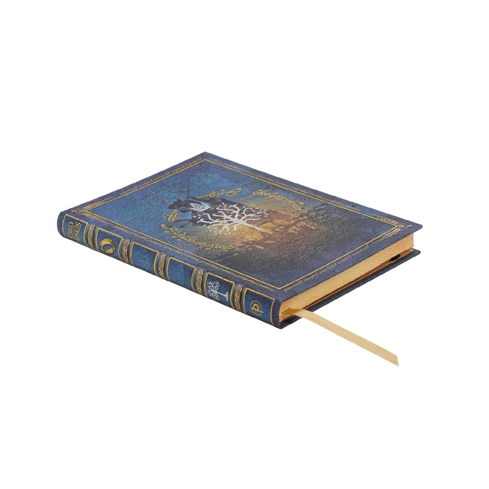 The Crown Reclaimed Journal Midi Custom Lined Hardcover, 144pg, 120GSM by Paperblanks (The Lord of the Rings Collection)