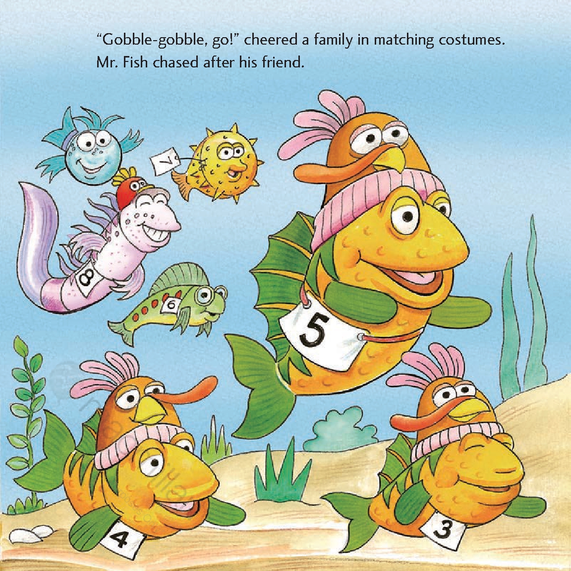 Pout-Pout Fish: Thanksgiving Friends