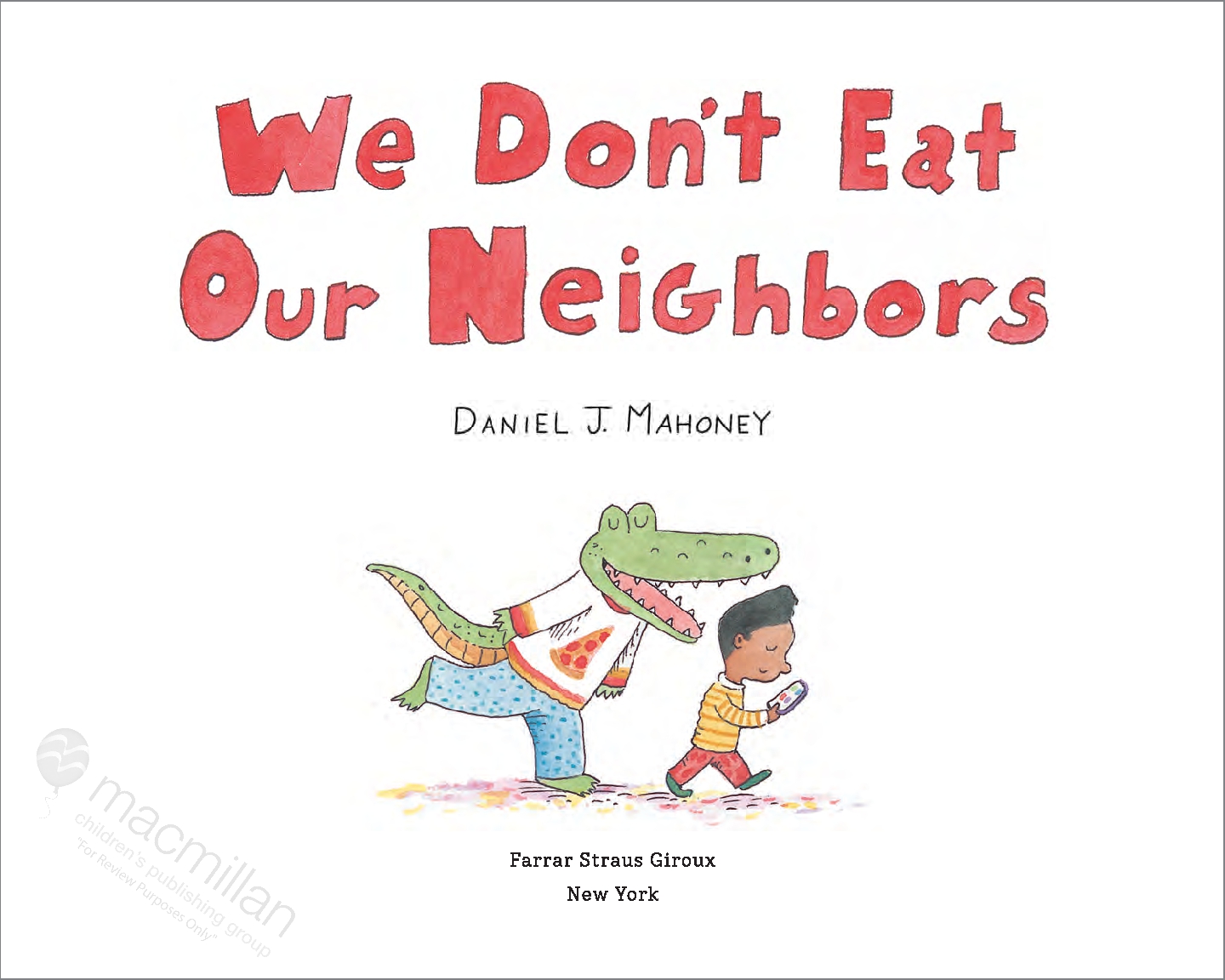 We Don't Eat Our Neighbors