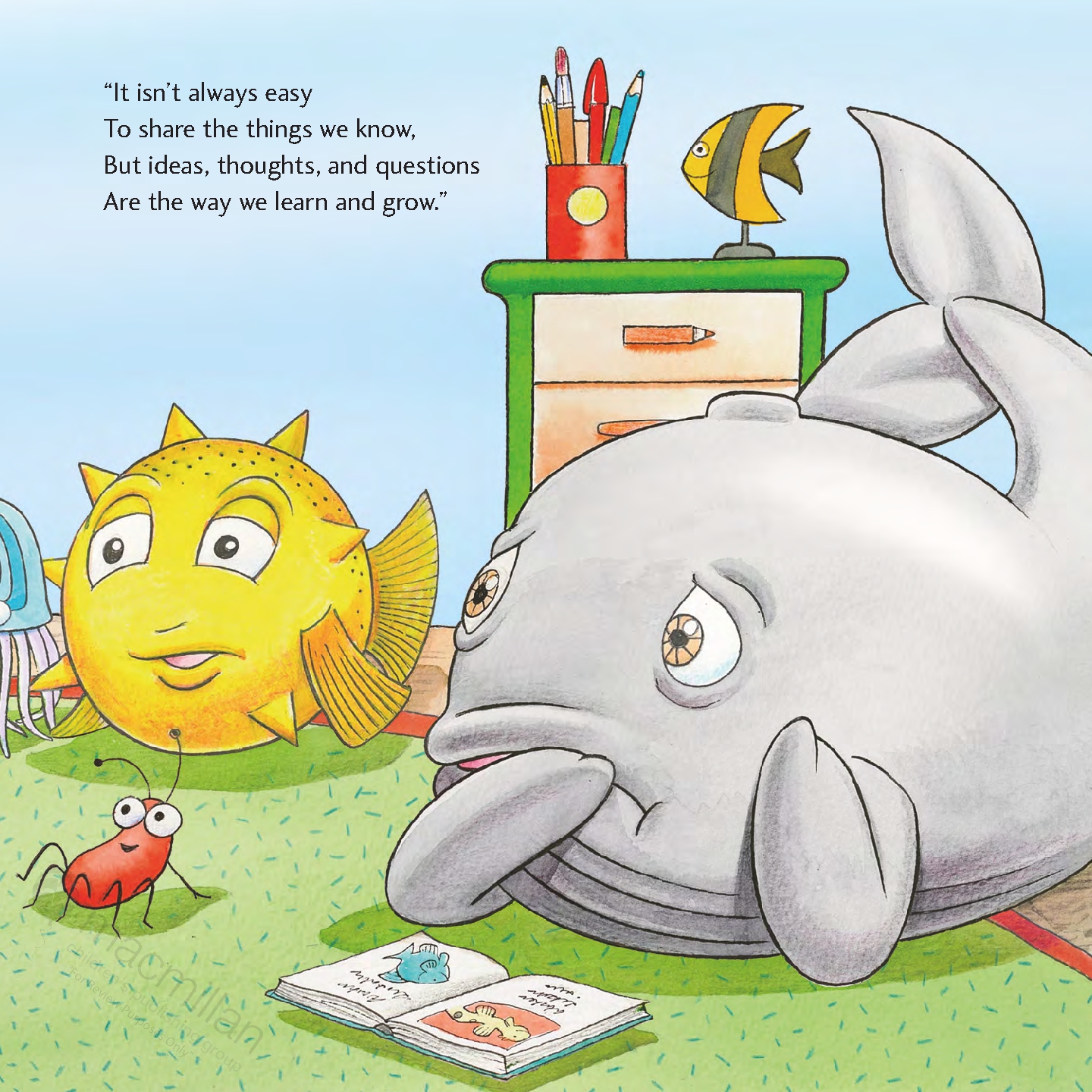The Worry-Worry Whale and the Classroom Jitters