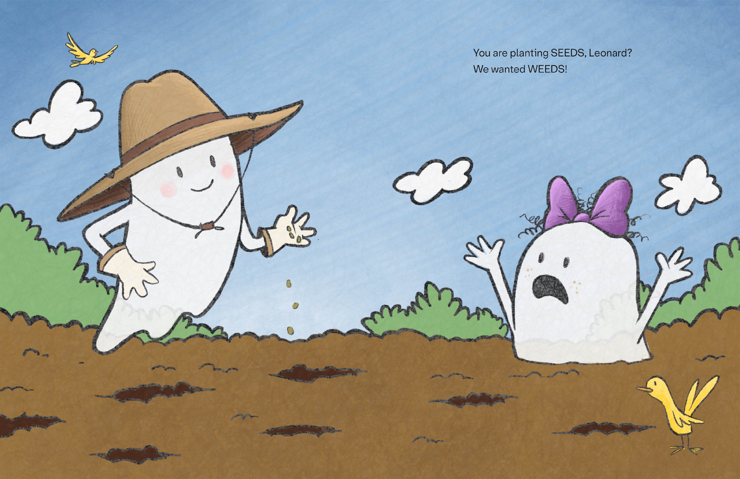 Leonard Grows a Haunted Garden