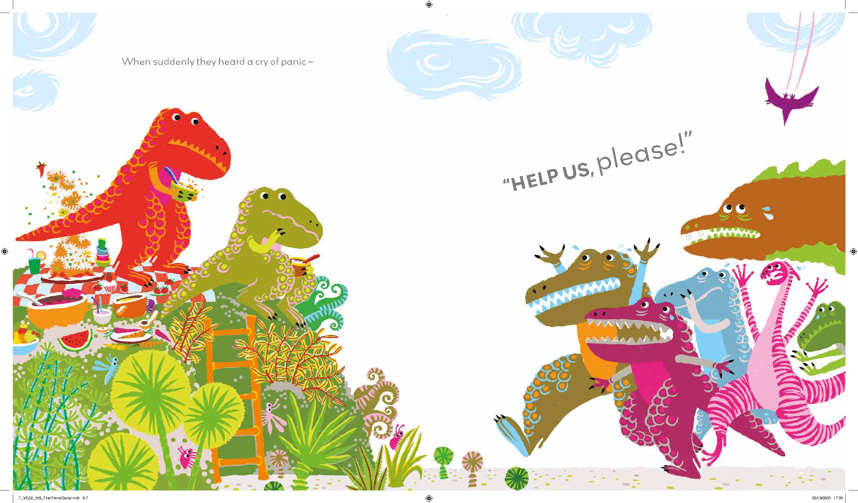 Tyrannosaurus Veg and Titan Pterodactyl