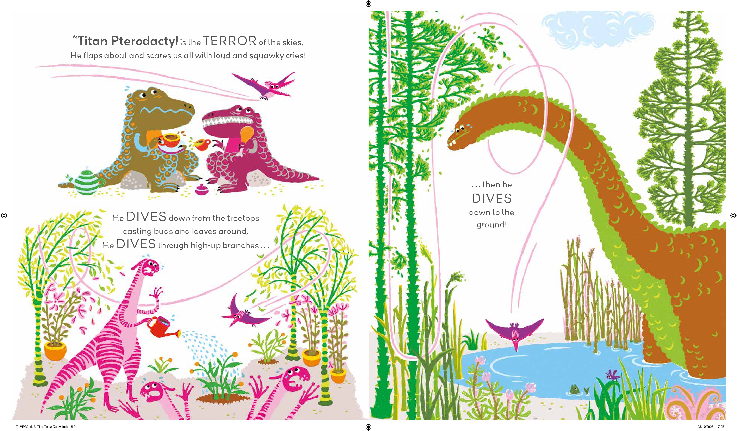 Tyrannosaurus Veg and Titan Pterodactyl