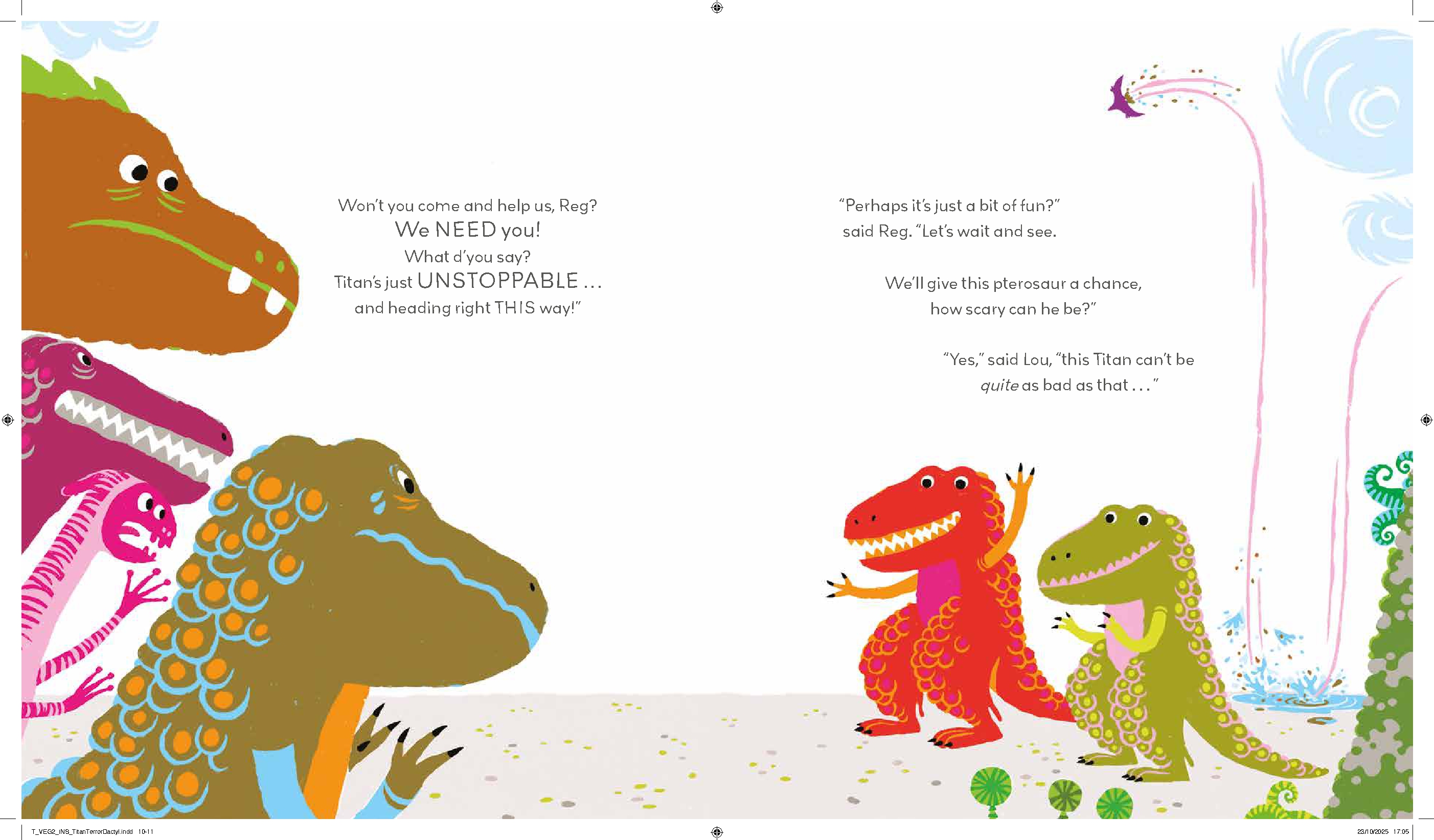 Tyrannosaurus Veg and Titan Pterodactyl