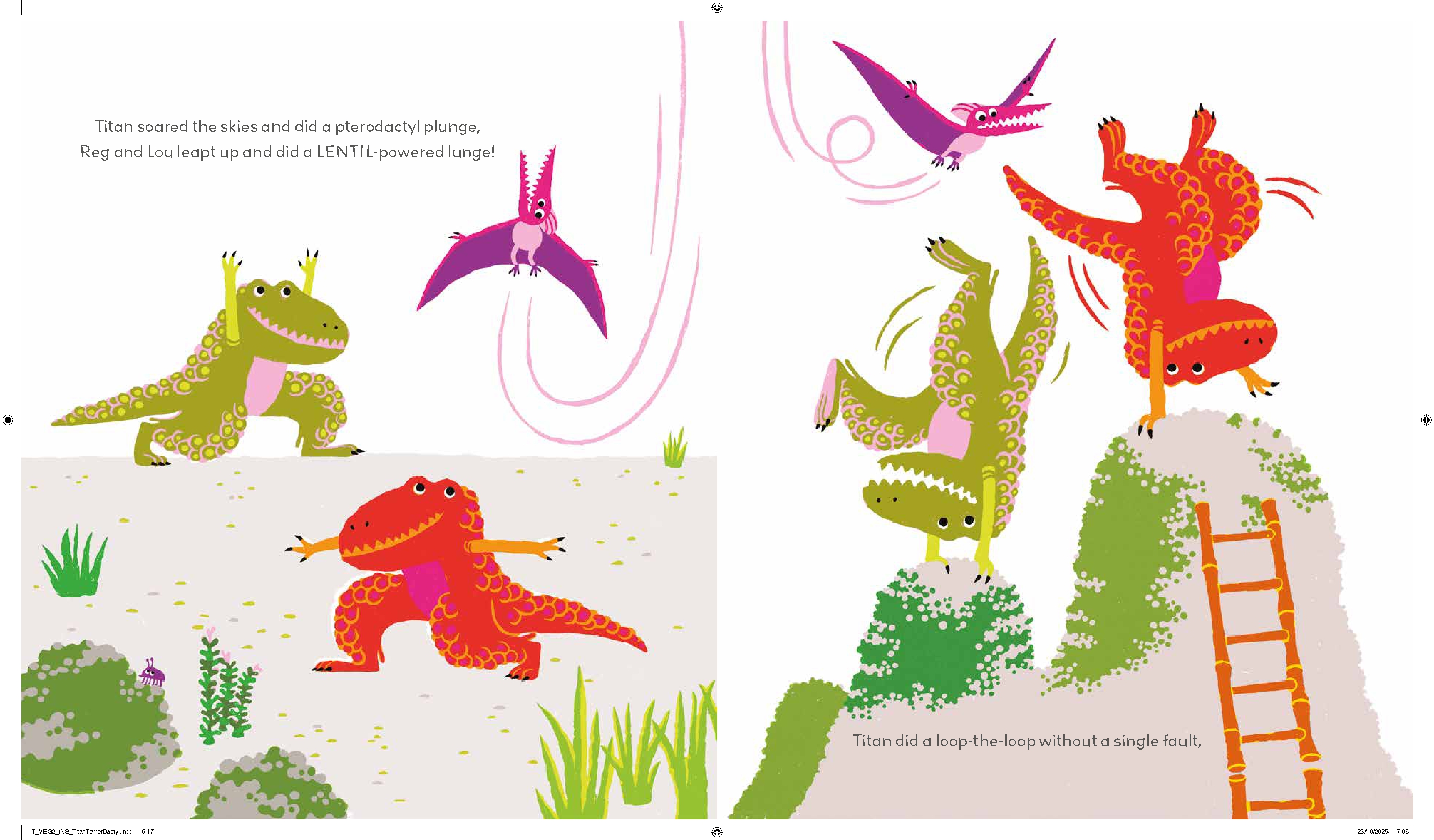 Tyrannosaurus Veg and Titan Pterodactyl