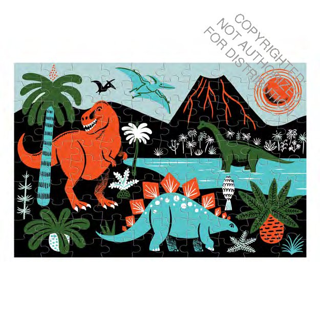 Dinosaurs Glow-in-the-Dark Puzzle