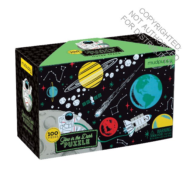 Outer Space Glow-in-the-Dark Puzzle