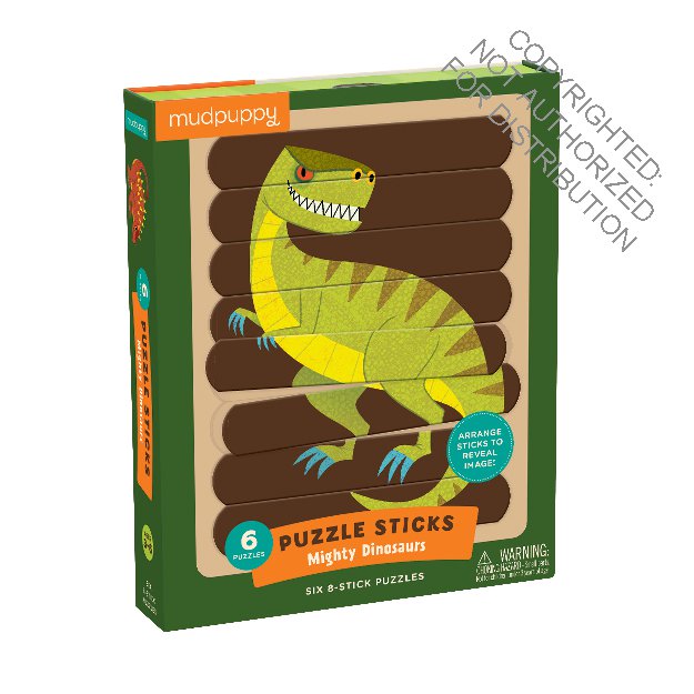 Mighty Dinosaurs Puzzle Sticks