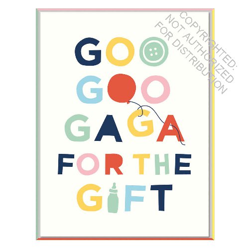 Cheree Berry Goo Goo Ga Ga for this Gift Notecards