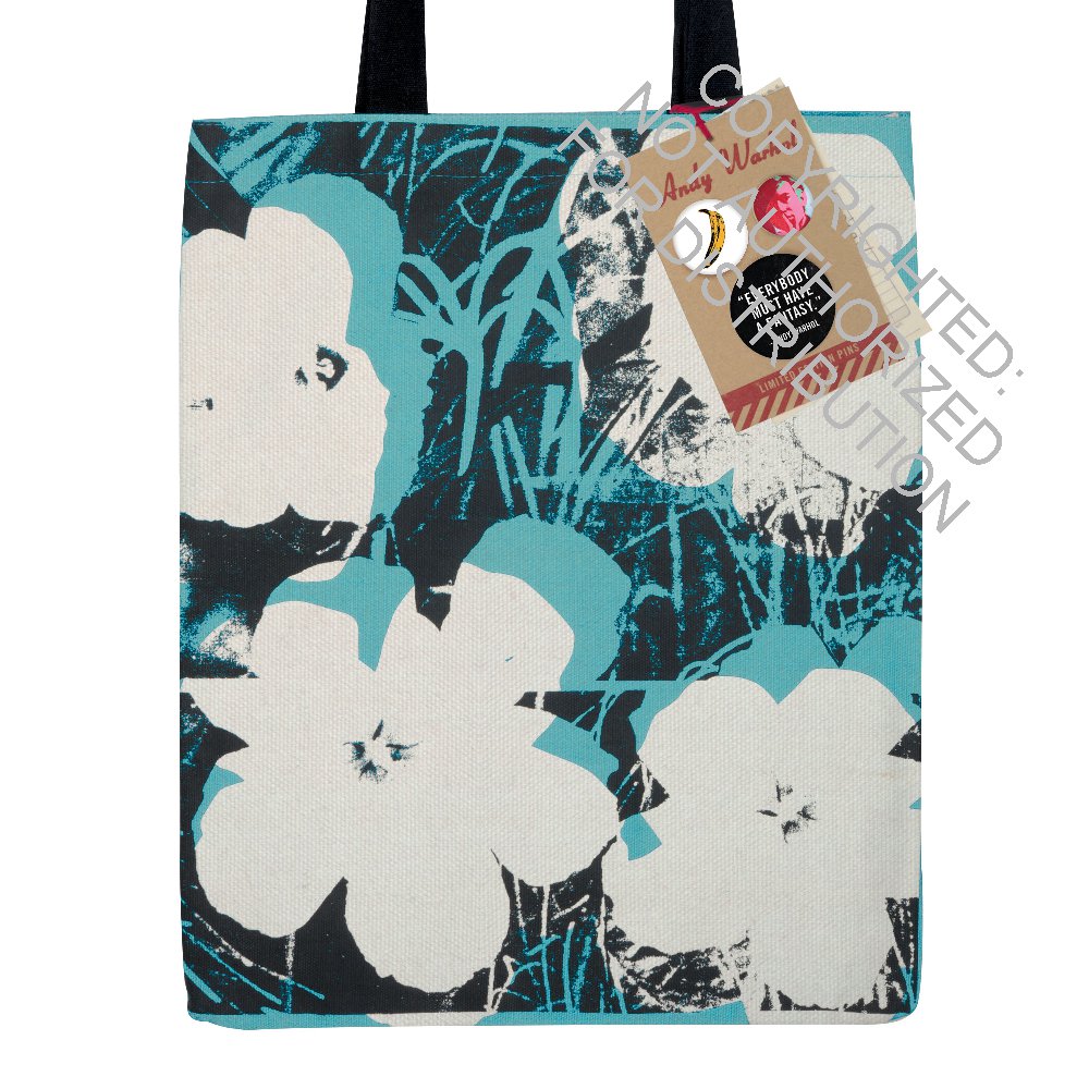 Andy Warhol Poppies Tote Bag