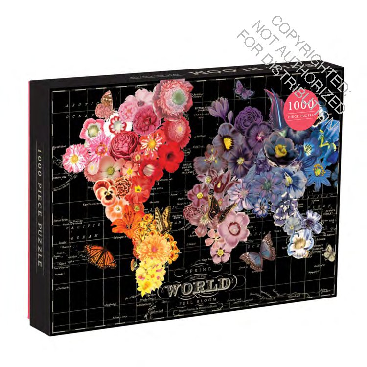 Wendy Gold Full Bloom 1000 Piece Puzzle