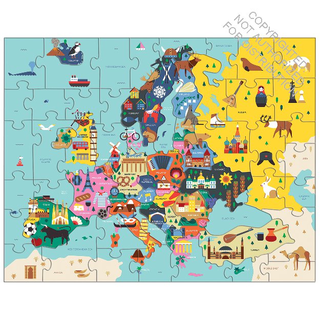 Map of Europe Puzzle