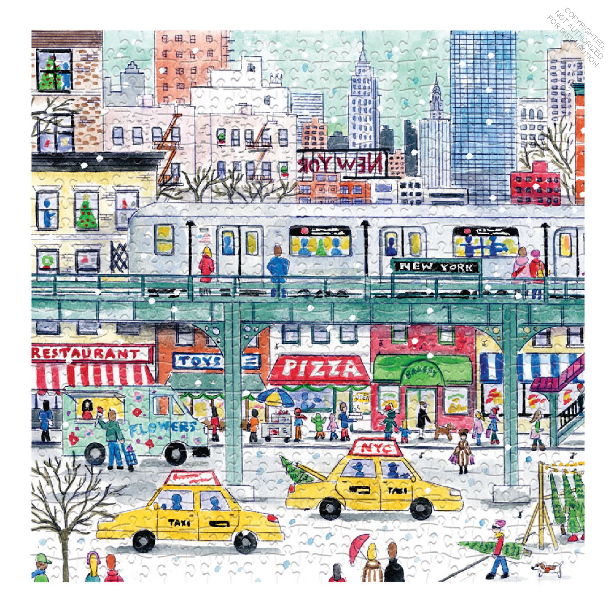 Michael Storrings New York City Subway 500 Piece Puzzle