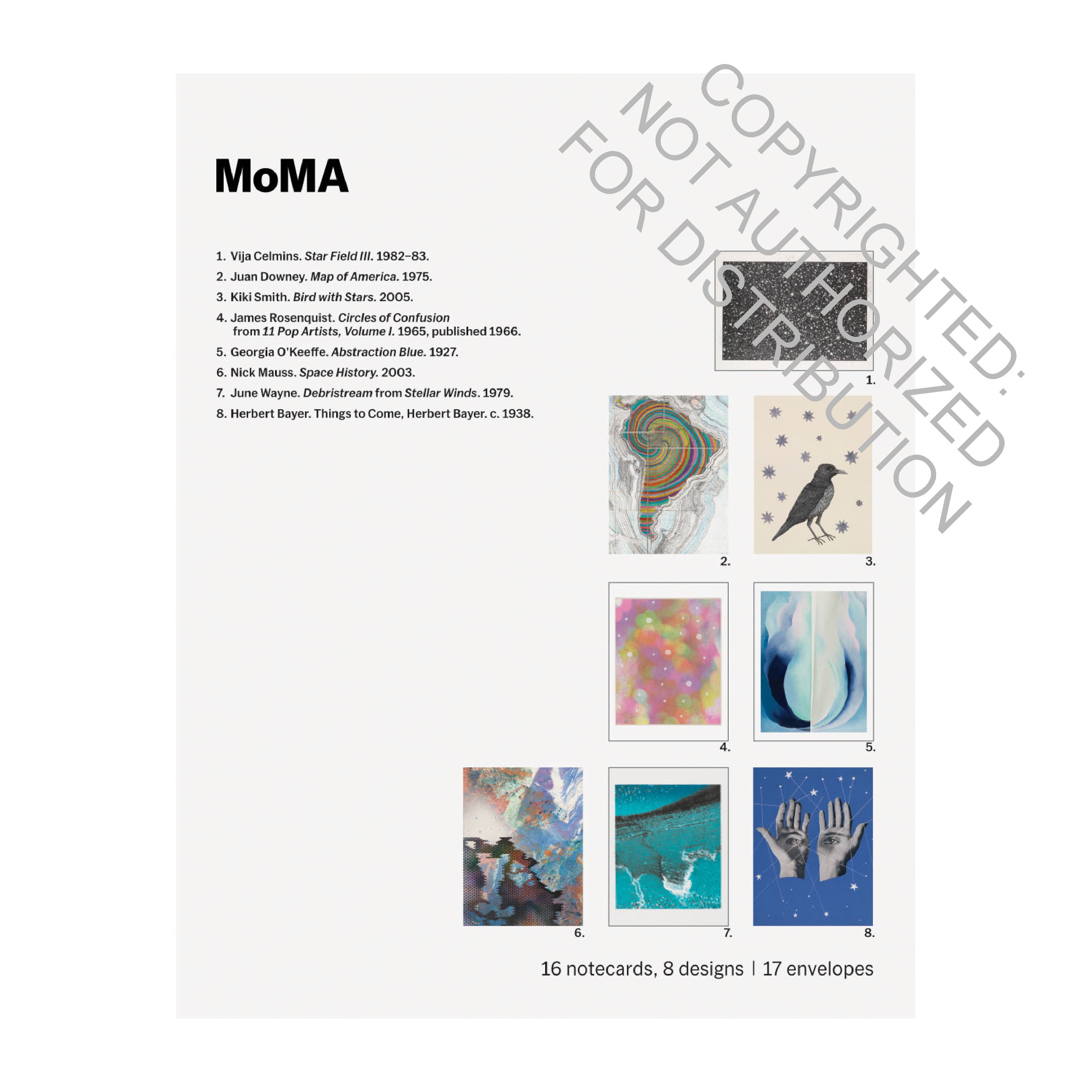 MoMA Earth & Sky Notecard Folio Box