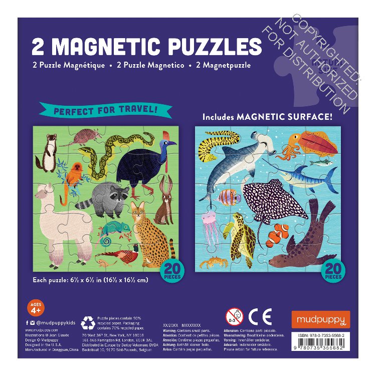 Land & Sea Animals Magnetic Puzzle