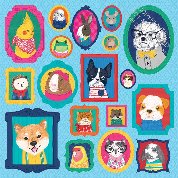 Pet Portraits 500 Piece Puzzle