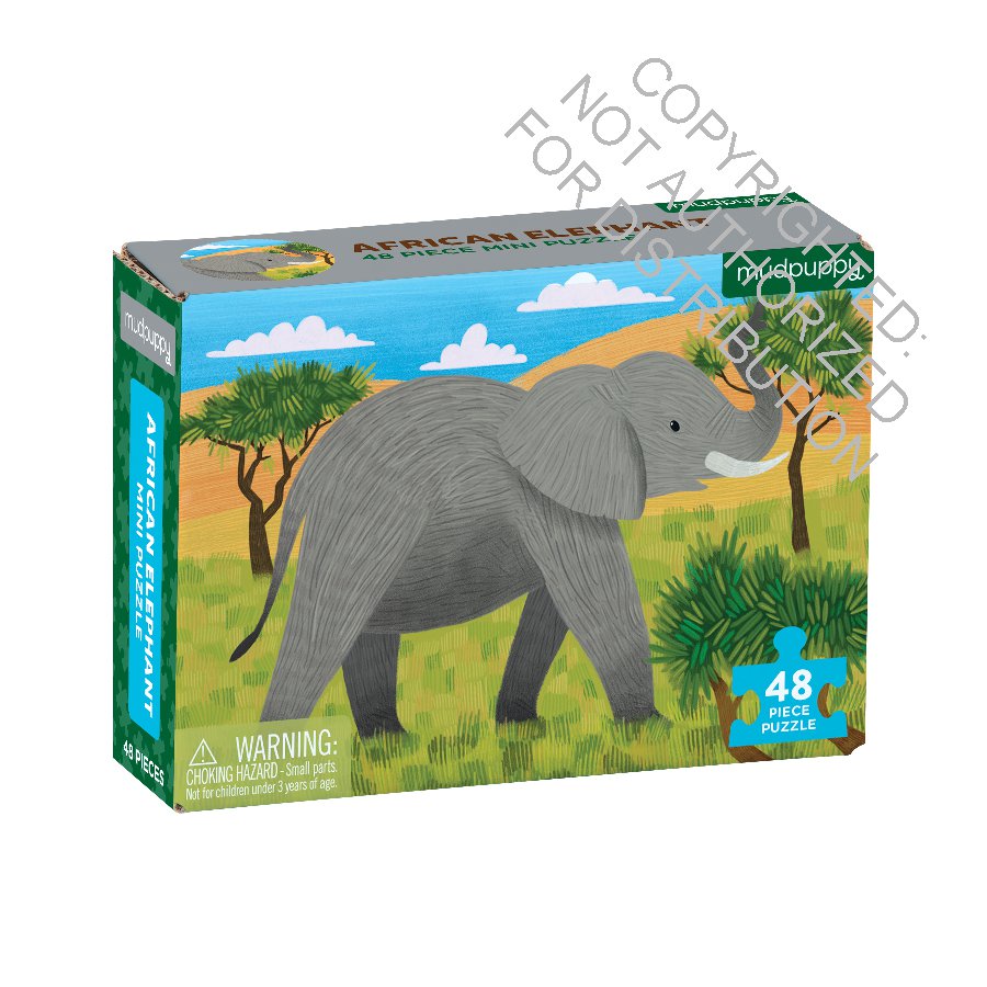 African Elephant Mini Puzzle