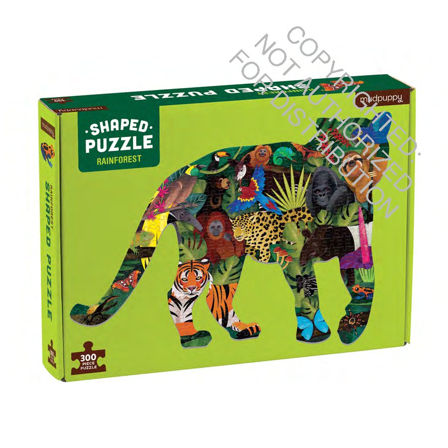 Rainforest 300 Piece Shaped Scene Puzzle