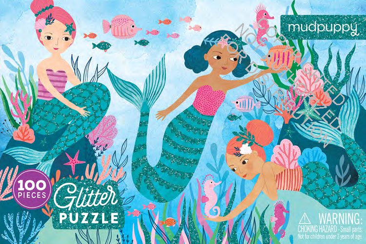 Mermaids Glitter Puzzle