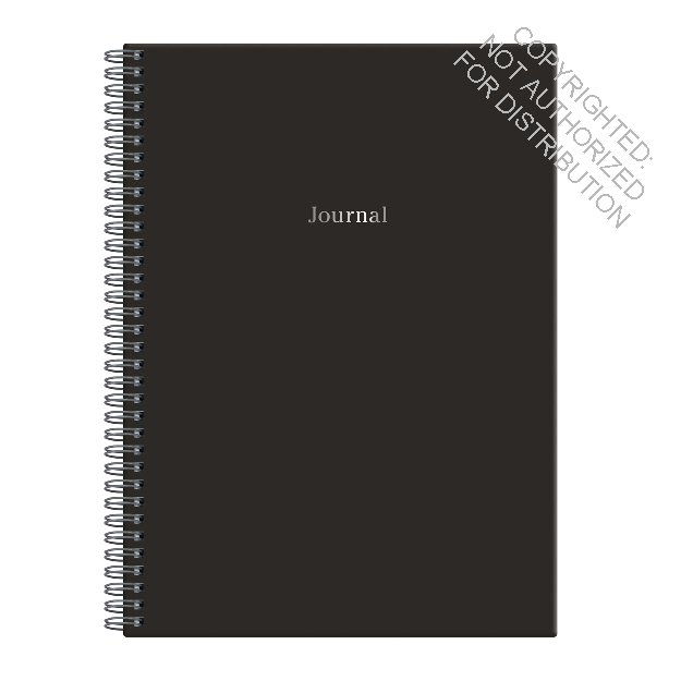 Black Wire-O Journal B5 7 X 10"