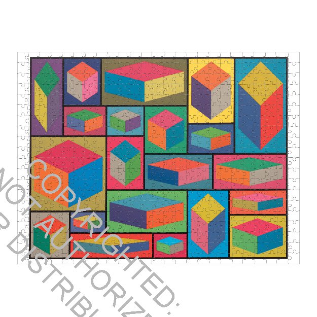 MoMA Sol Lewitt 500 Piece 2-Sided Puzzle