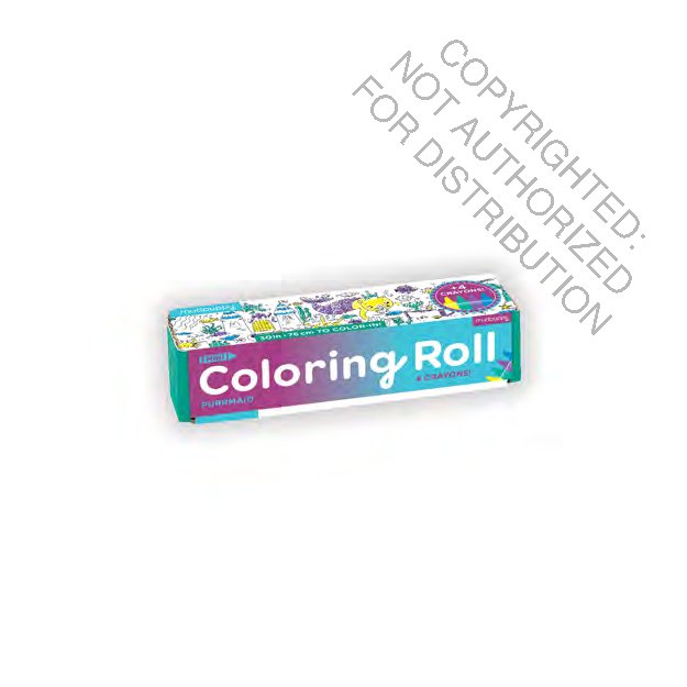 Purrmaid Mini Coloring Roll