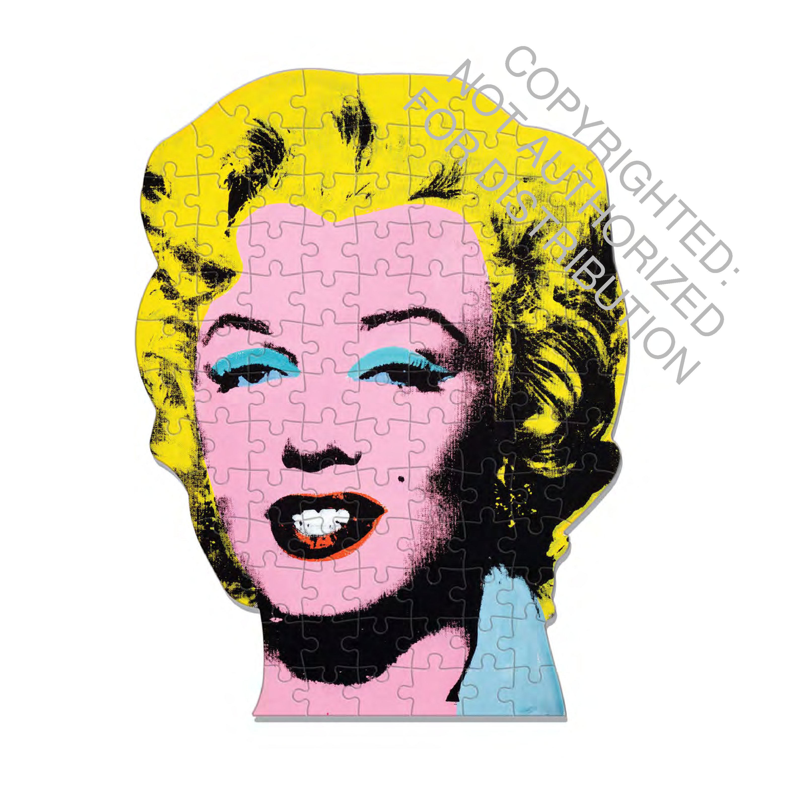 Andy Warhol Mini Shaped Puzzle Marilyn