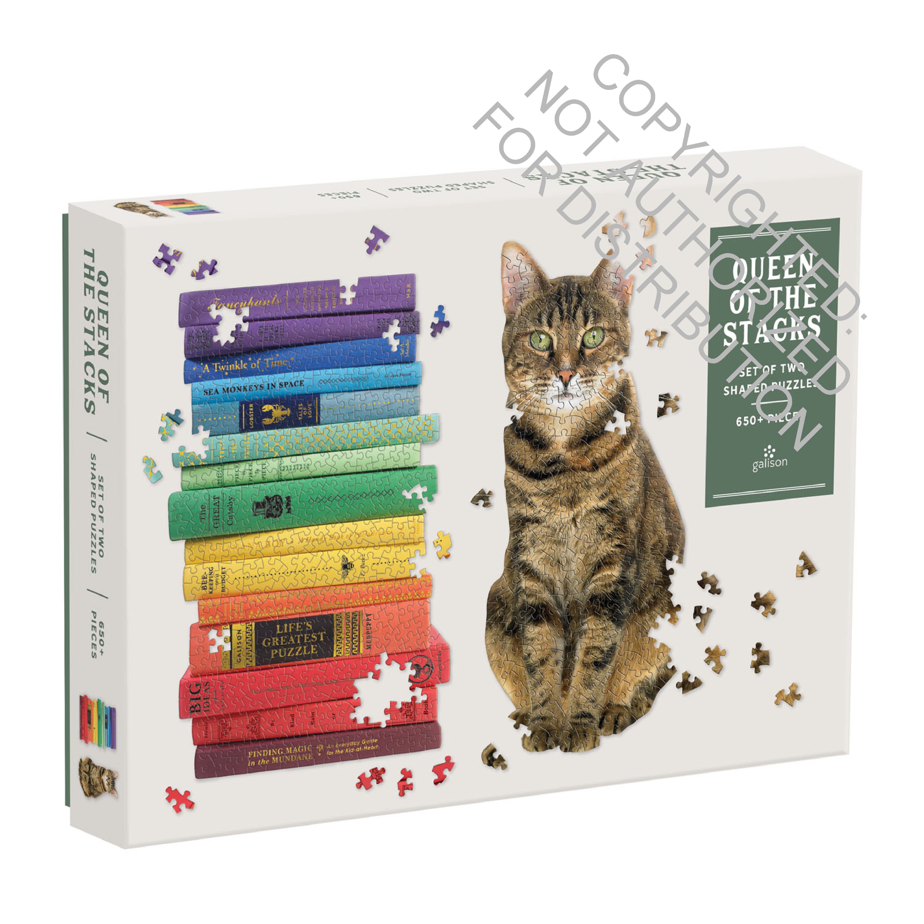 Queen of the Stacks 2-in-1 Puzzle Set