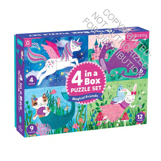 Magical Friends 4 in a Box Puzzle Set