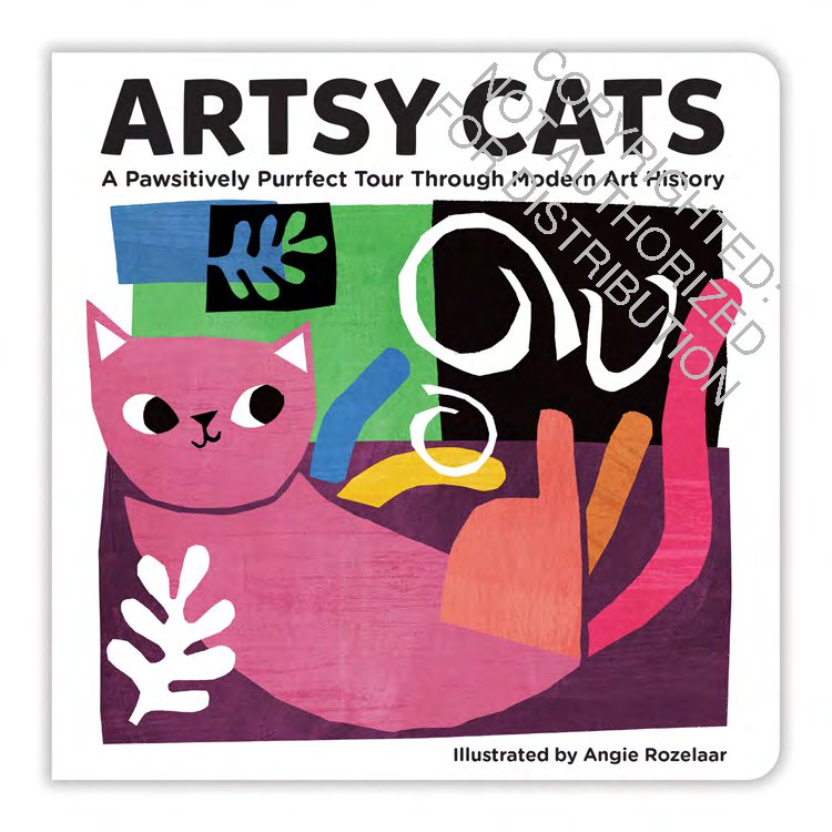 Artsy Cats Board Book