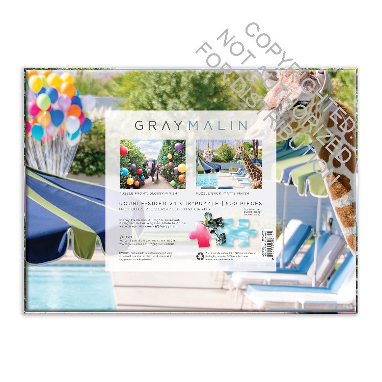 Gray Malin Party At The Parker 2-Sided 500 Piece Puzzle