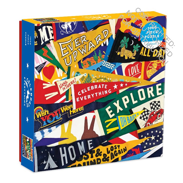 Celebrate Everything 1000 Piece Puzzle in Square Box