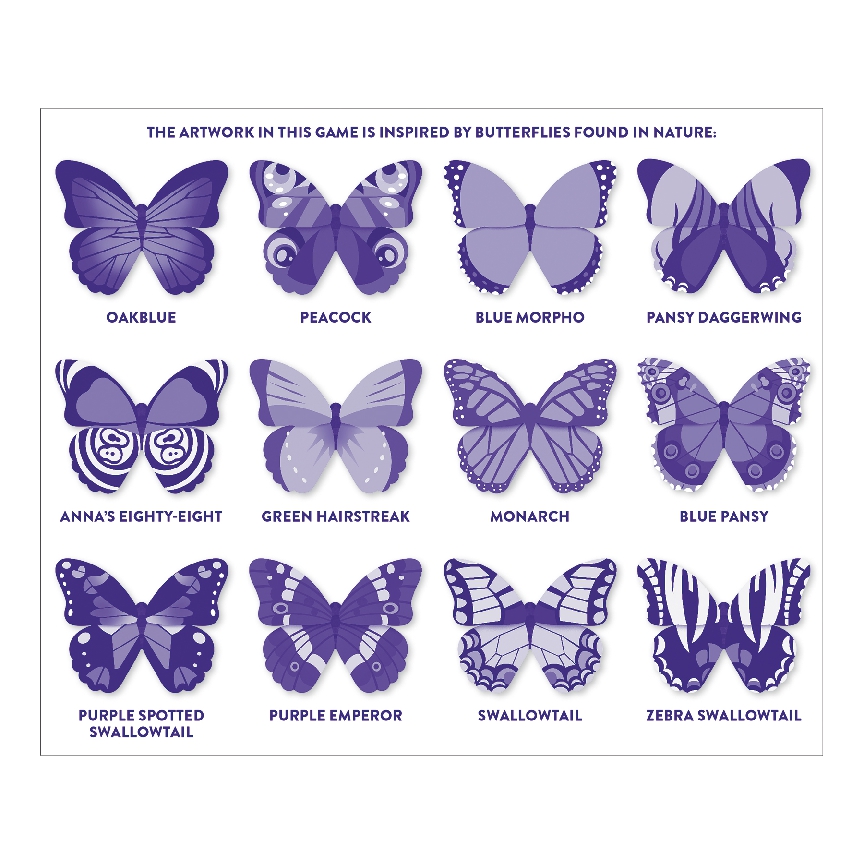 Butterflies Shaped Memory Match