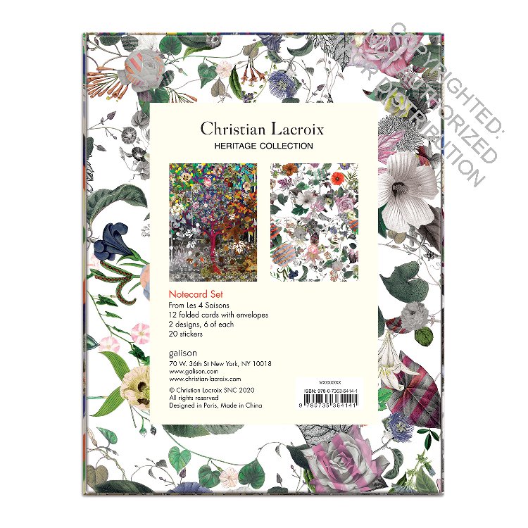 Heritage Collection Les 4 Saisons Boxed Notecards