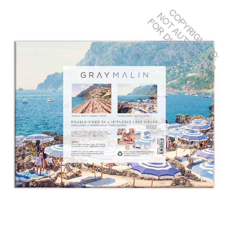 Gray Malin Italy 2-Sided 500 Piece Puzzle