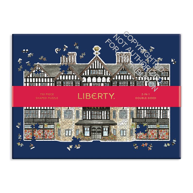 Liberty Tudor Building 750 Piece Shaped Puzzle