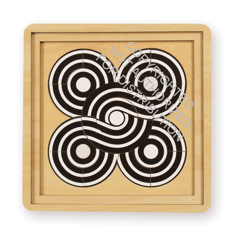 Jonathan Adler Atlas Layered Wood Puzzle