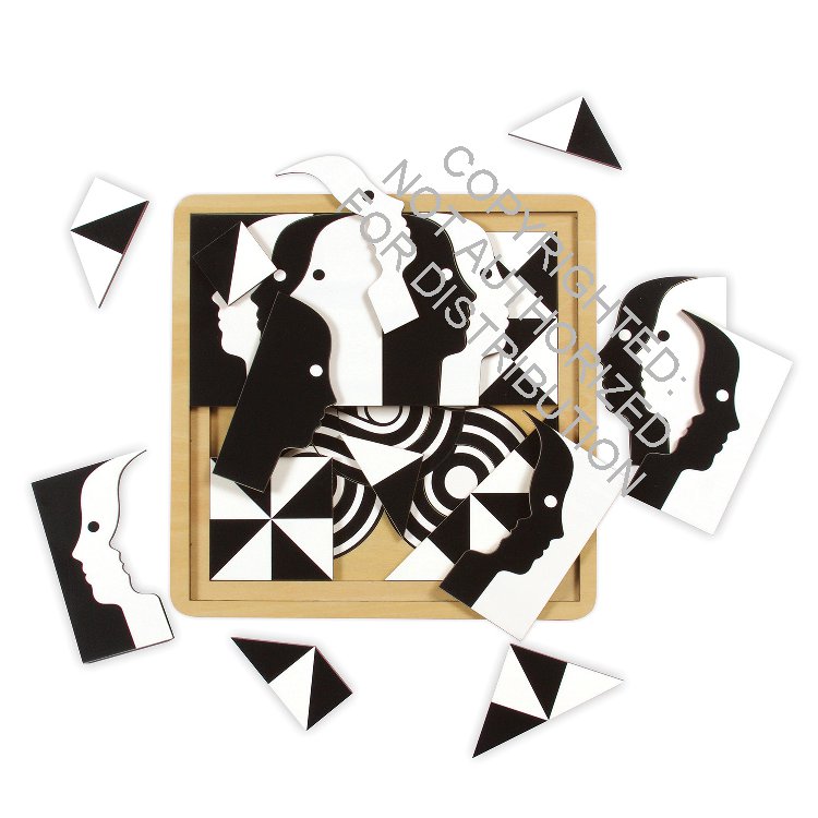 Jonathan Adler Atlas Layered Wood Puzzle